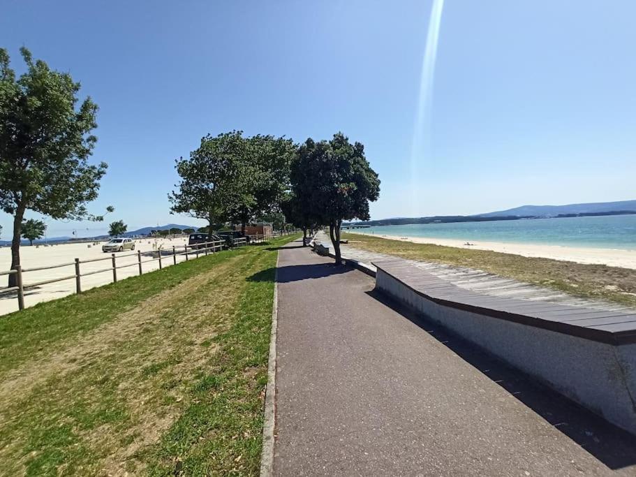 Apto Solpor, Terraza Y Parking Cambados Esterno foto